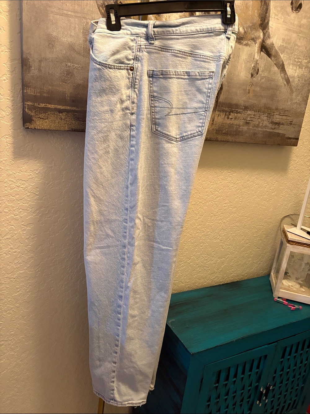 American Eagle High rise Baggy Straight Leg Jeans